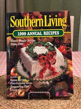 Southern Living 1999 Annual Recipes Hardcover Cookbook